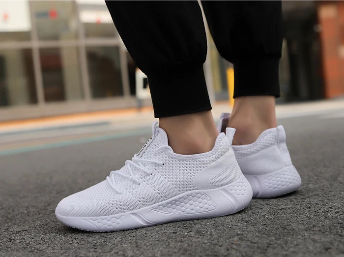 Men Light Running Shoes  Breathable Lace-Up Jogging Shoes for Man Sneakers Anti-Odor Men's Casual Shoes Drop Shipping