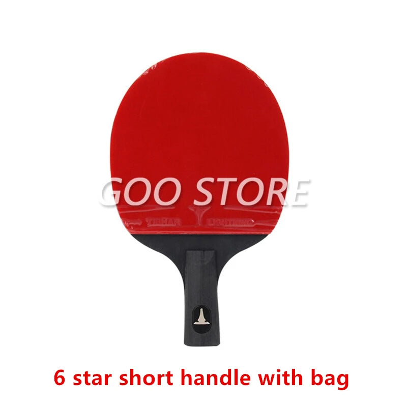 TIBHAR Table Tennis Racket 6/7/8/9 Star Sticky Rubber Pimples-in Professional Hight Quality Original TIBHAR Racket Ping Pong Bat