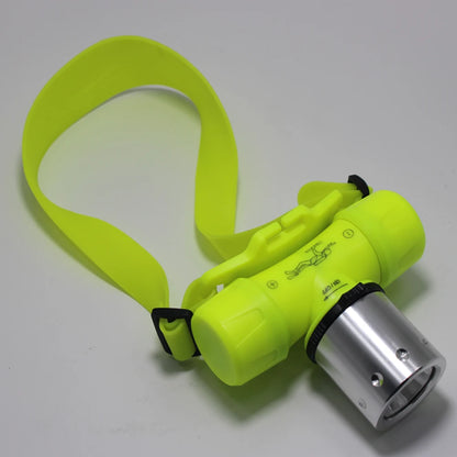 Diving Headlamp T6 LED Underwater Diving Headlight 3800 Lumen 10w Dive Flashlight Head Light Torch + battery/Charger/box