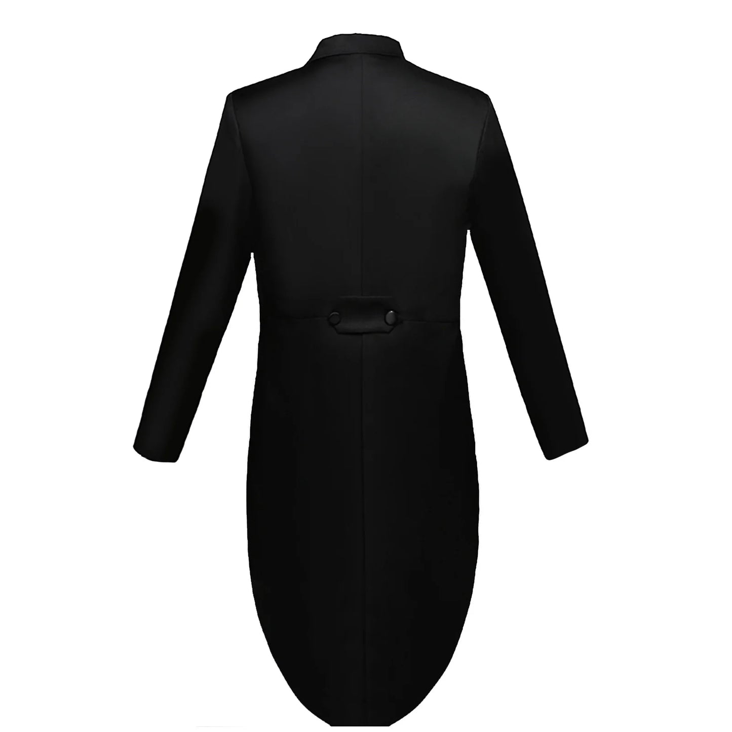 4Pcs Men's Tailcoat Gentlemen Formal Tuxedo Suit Double-breasted Blazer Swallow-Tailed Coat Male Wedding Jackets Suits Blazers