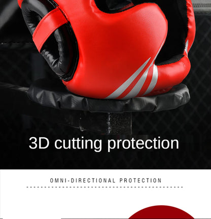 Promotion Boxing MMA Safety Helmet Head Gear Protectors Adult Child Training Headgear Muay Thai Kickboxing Full-Covered Helmets