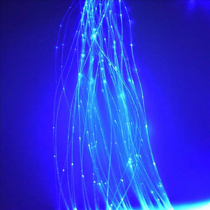 50~500PCS X 1mm 1~5 Meter Sparkle Flash Point Glow PMMA Plastic Fiber Optic Cable For DIY Curtain Waterfall Decorative Light