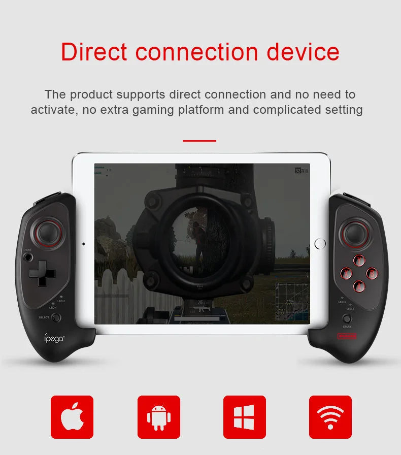 Ipega PG-9083S Game Controller Bluetooth Wireless Gamepad Controle Stretchable Joystick For iOS Android Phone Tablet TV Box PC