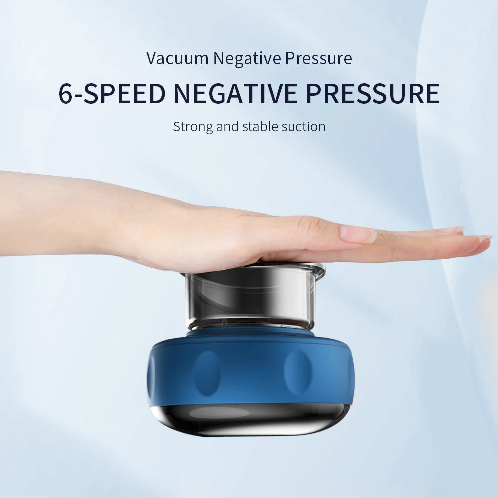 Intelligent Vacuum Cupping Massage Device Electric Heating Scraping Suction Cups Physical Fatigue Relieve Health Guasha Cans