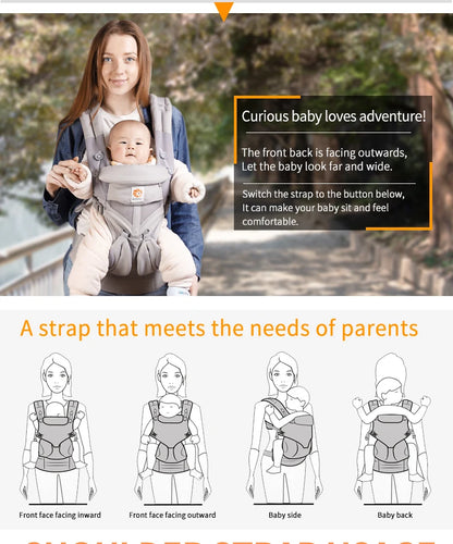 Egobaby breeze Baby Carrier Multifunction Breathable Infant Carrier Backpack Kid Carriage Toddler baby Sling Wrap Suspenders 360