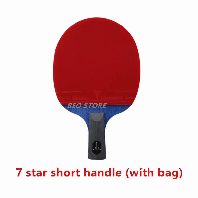 TIBHAR Table Tennis Racket 6/7/8/9 Star Sticky Rubber Pimples-in Professional Hight Quality Original TIBHAR Racket Ping Pong Bat