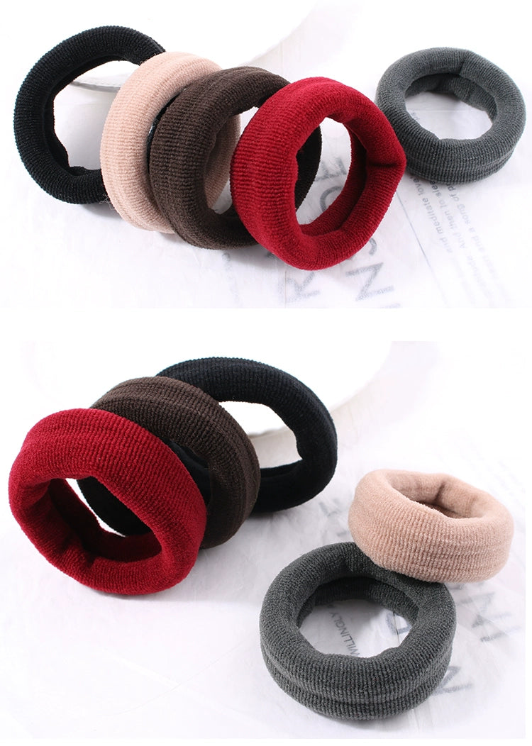 2/5/10 Pcs/Set New Women Soft Simple Solid Width Scrunchies Rubber Bands Lady Elastic Hair Band Female Fahsion Hair Accessories