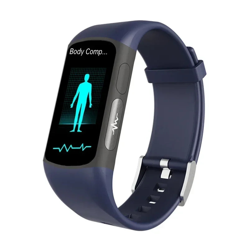 2024 New Medical Grade Smart Watch Blood Sugar Blood Lipid Uric Acid ECG+PPG Body Temperature Bluetooth Call Health Smartwatch