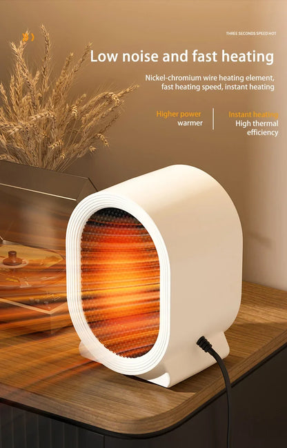 Xiaomi Desktop Heater Vertical Heater Home Bedroom Small Electric Heater Dormitory Quick Heat Heater Suitable for Home Office