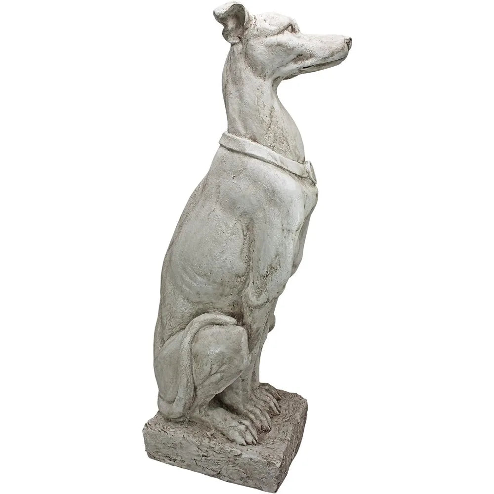 Home decoration, Whibbit, Greyhound, Sentinel, Garden Statue, Ancient Stone