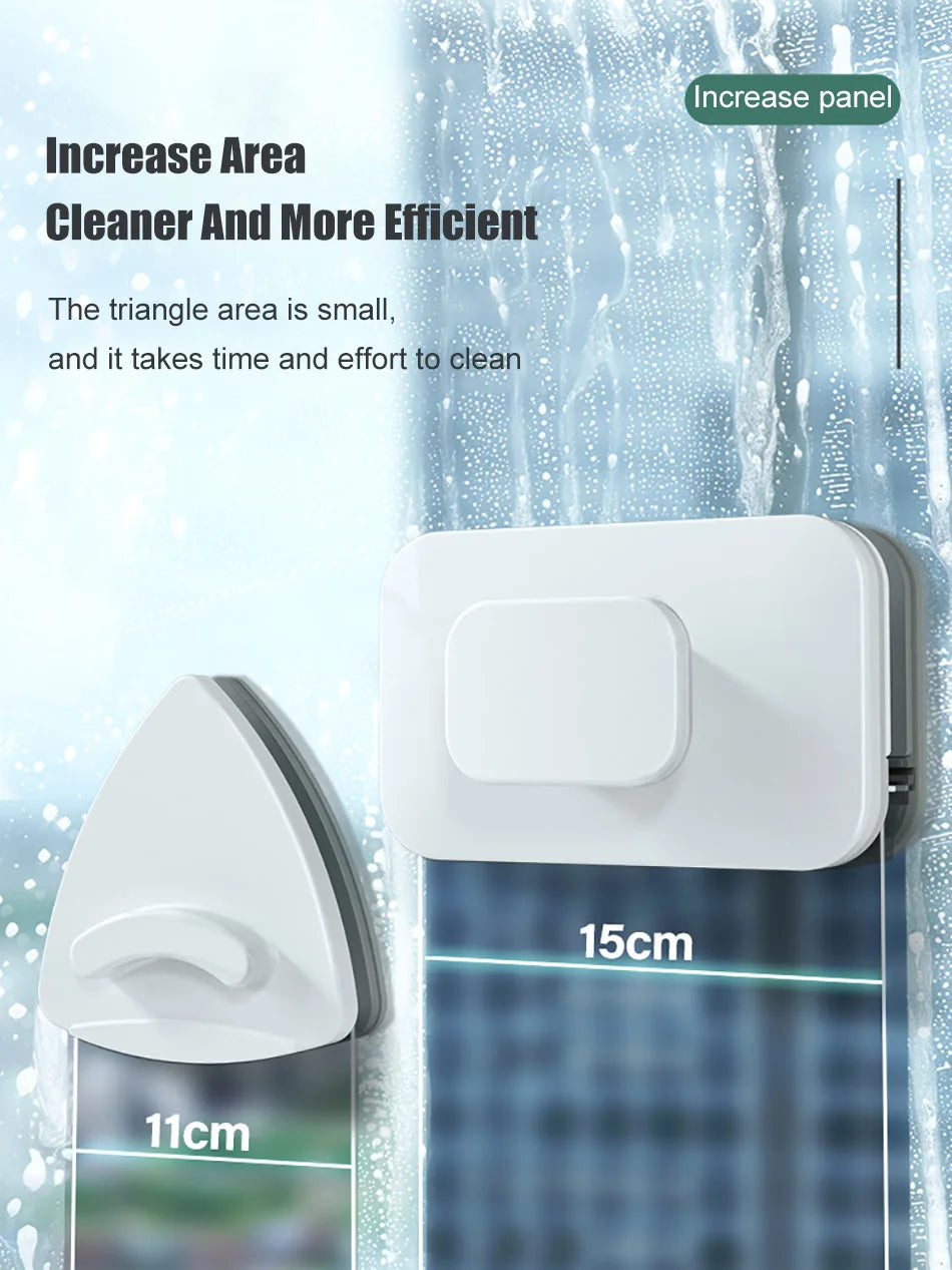 NEW Magnetic Window Cleaner Brush Double-Side Automatic Water Discharge Wiper Glass Window Brush Cleaning Household Tools