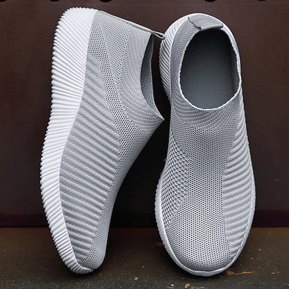 Women Shoes Breathable Flats Elastic Flat Shoes For Women Sneakers Zapatos Mujer Spring Summer Footwear Lightweight Sports Shoes