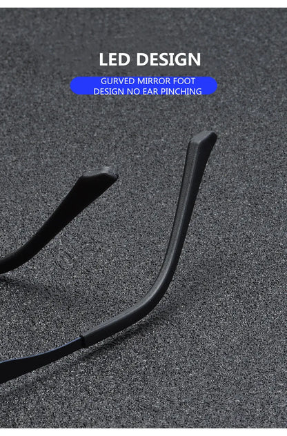 FG High Quality Pure Titanium Men Anti Blue Light Presbyopia Eyewear Reading Glasses with Diopter +1.0 To +4.0