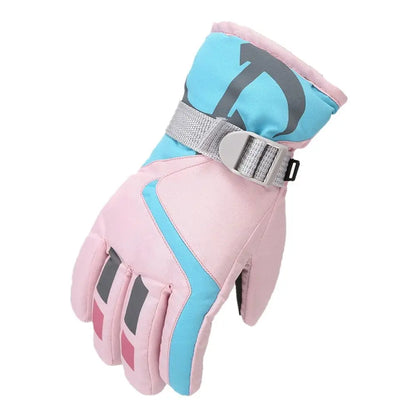 Boy Girls Ski Snowboard Windproof Gloves Children Kids Winter Snow Warm Gloves Waterproof Thicken Keep Warm Winter Must Gloves