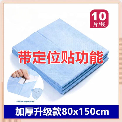 Disposable Newborn Baby Dry Care Pad Adult Large Size Waterproof Non Washable Diaper Mat Baby Thick Absorbent Leak Proof Diaper