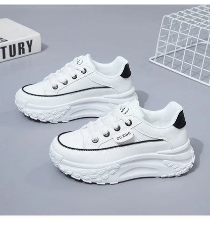 The New Retro Women Shoes Spring Platform Shoes Casual Sneakers Versatile Fashion Designer Shoes High Quality  Women Sneakers