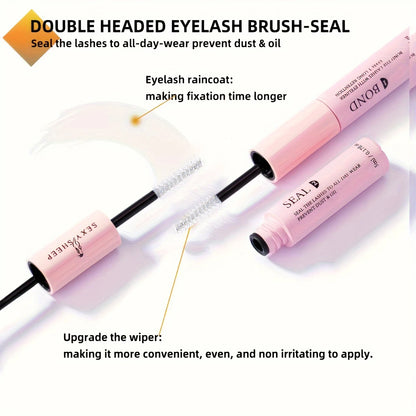 600pcs Colorful Cluster Lashes Eyelash Extension Kit, 9-16mm mix Individual Lash with Bond & Seal, Eyelashes Remover,Tweezers