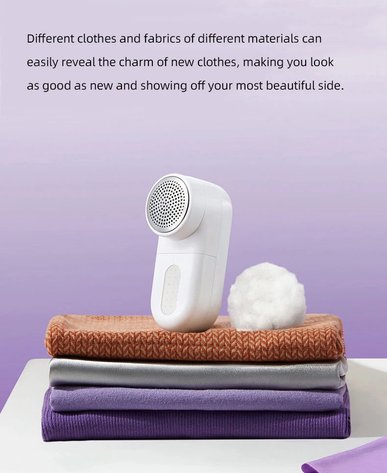 Xiaomi Mijia Lint Remover and Cutter USB Charging Electric Pellet Machine Hair Ball Lint Trimmer Portable Electric Clothes Lint