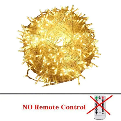 LED String Fairy Lights 1.5M-100M Chain Outdoor Garland Waterproof  220V/Battery/USB for Wedding Party Tree Christmas Decoration