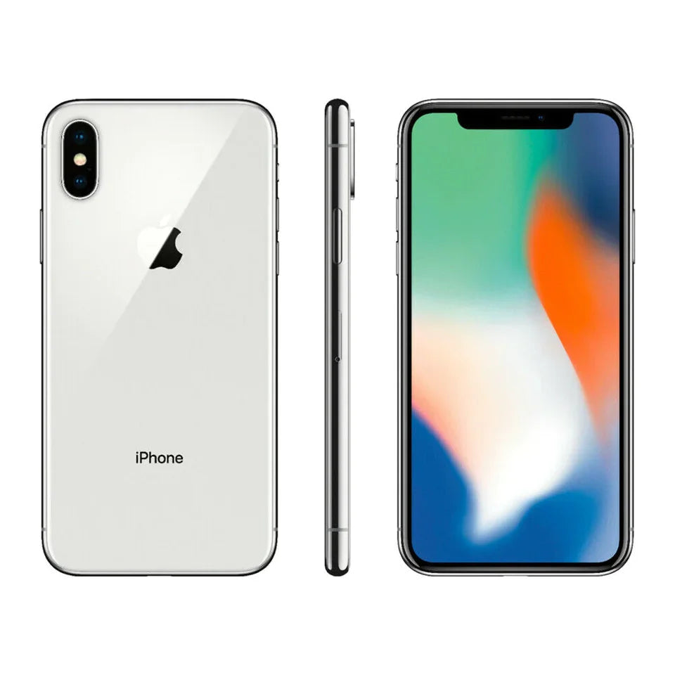 Original Apple iPhone X Face ID 64GB/256GB ROM 5.8" 3GB RAM 12MP Hexa Core iOS A11 Dual Back Camera 4G LTE Unlocked Smart Phone