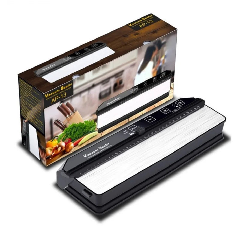 2024 Best Vacuum Sealer Machine 7MM Automatic Food Vacuum Device With Cutting Blade Household Packaging Machine With Pump 15Bags