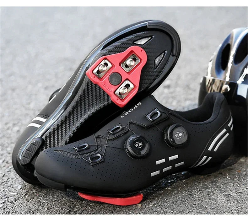 New Cycling Shoes for Men Women Speed Mountain Bicycle Flat SPD Pedals Racing Biking MTB Cleats Road Bike Sneakers