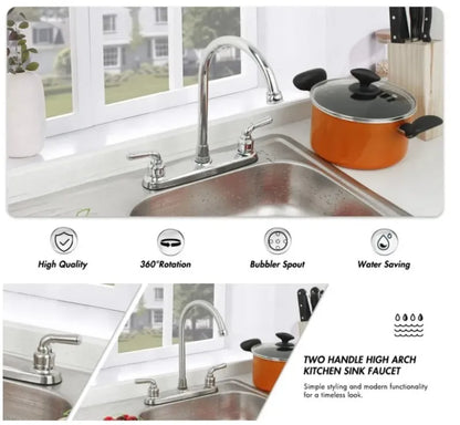 South American RV Kitchen Faucets Dual Port Faucet Kitchen Splashproof Faucet Replacement Sink Faucets Kitchen Accessories