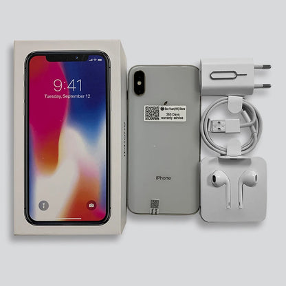 Original Apple iPhone X 4G Mobile Phone 3GB RAM 64GB/256GB ROM 5.8" OLED Screen 12MP*2+7 MPA 11 Hexa Core iphone X CellPhone