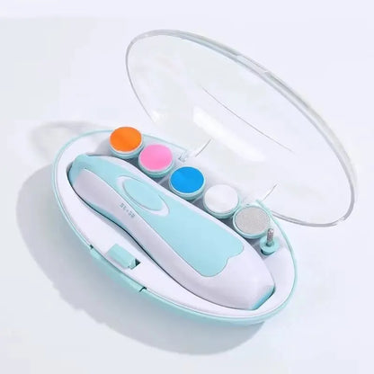 1 PCS 6 Grinding Head Multi-functional Baby Electric Nail Sharpener Children's Nail Sharpener Anti-pinch Meat Gift For Newborns