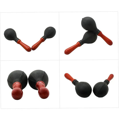 Miwayer Professional Pair of Maracas Shakers Rattles Sand Hammer Percussion Instrument Musical Toy for KTV Party