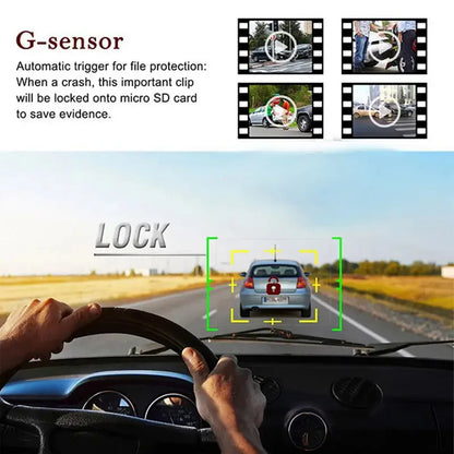 G30 Car DVR Dash Cam Full HD 1080P G-sensor Driving Recorder Cycle Recording Night Vision Wide Angle Video Camera