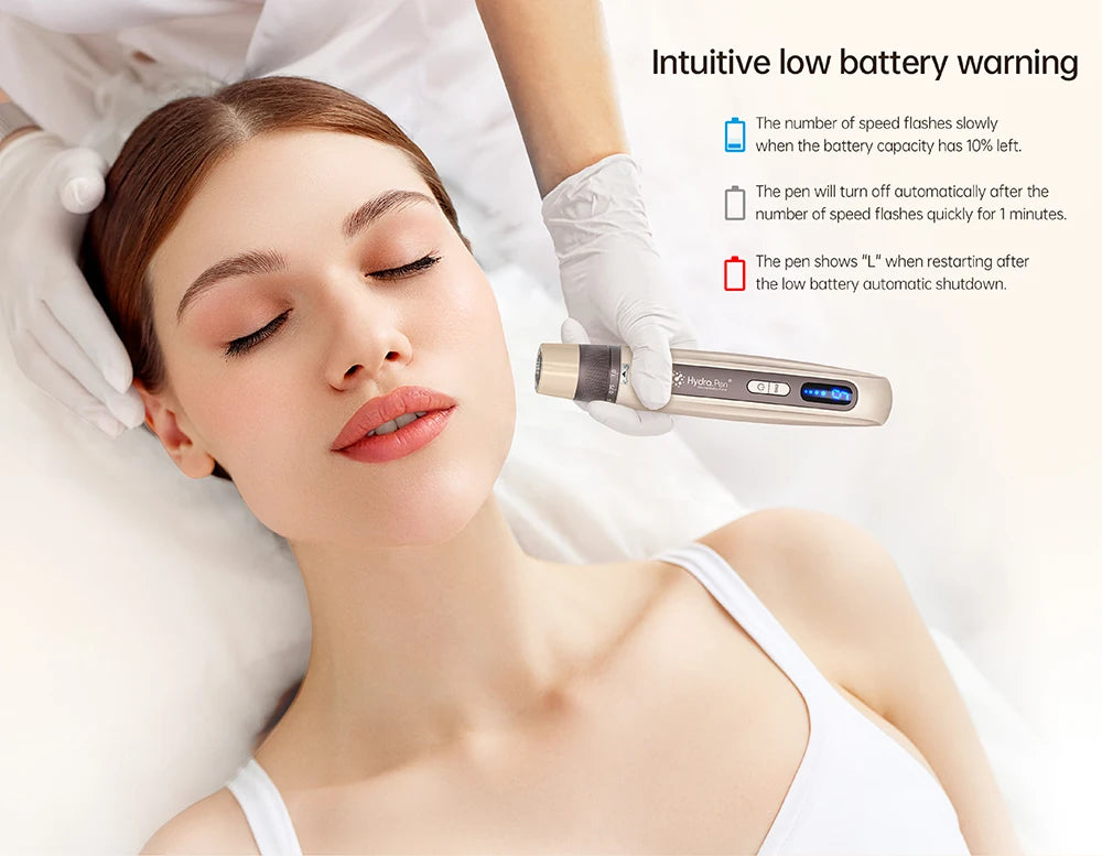 New Arrival Derma Pen 4-pole EMS Microcurrent Beauty Machine Hydra Pen H5 Automatic Infusion Microneedling Pen