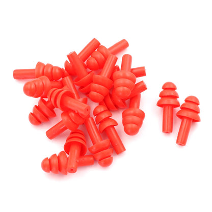 20Pcs Silicone Ear Plugs Sleep Earplugs Noise Reduction Swimming Earplugs With Rope For Diving Underwater Ear Plugs