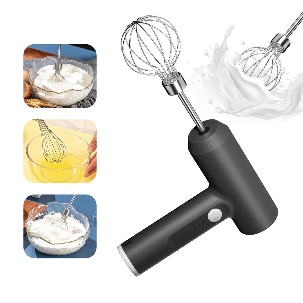 1 PCS Wireless Electric Food Mixer Portable 3 Speeds Egg Beater Baking Dough Cake Cream Mixer Kitchen Tools