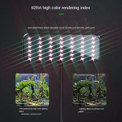 RGB Brightening Fish Tank Light Water Plants Growing LED Full Spectrum Aquarium Accessories Bottle Landscaping Lighting Peceras