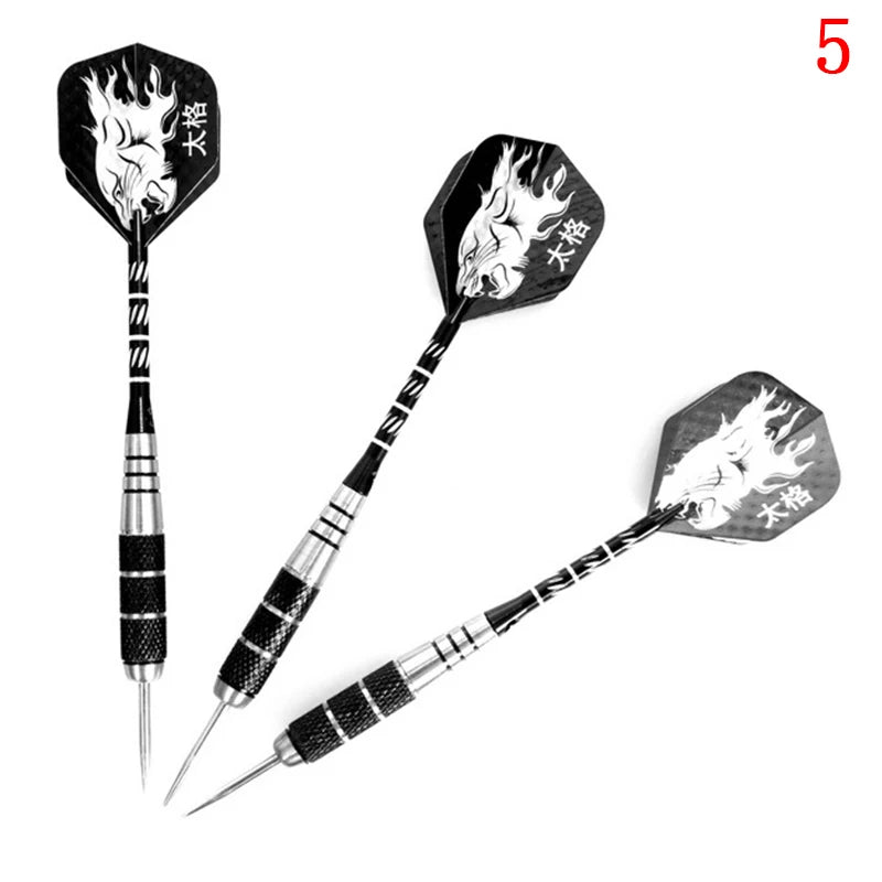 3pcs/Set Professional Tungsten Steel Needle Tip Darts Sports Steel Shafts Flights Tip 22g Darts Darts O7Q8