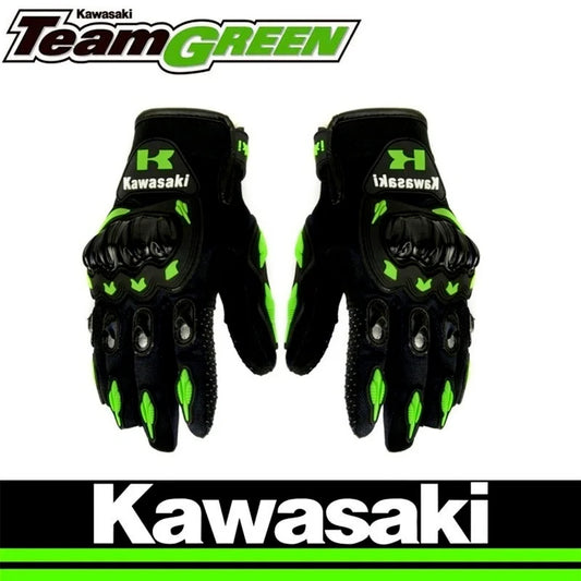 New Kawasaki motorcycles Motorcycle Gloves Motocross Luvas Guantes Moto Equipment Gloves Men's and Women's Sports Gloves 3-color