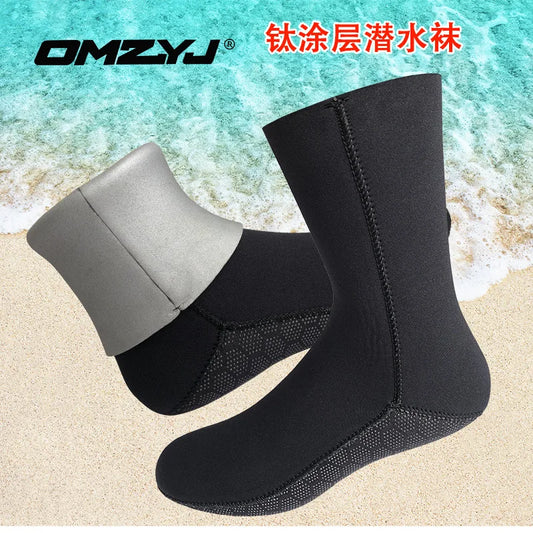 5mm Diving Socks Neoprene Sock Boots Anti Slip Neoprene Beach Swimming Diving Socks