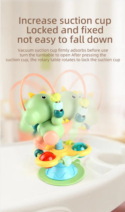 Baby cartoon soothing ringing toy fun sound effects nursery rhyme baby dining table suction cup puzzle early education toy