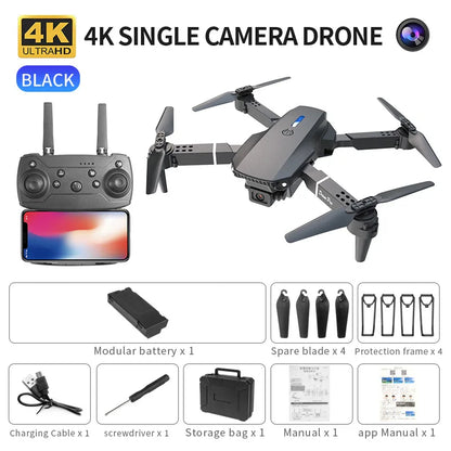 Cheap Price E88 Pro Drone Foldable Remote Control Drone With HD Dual Camera Height Hold Wifi RC Foldable Quadcopter Dron