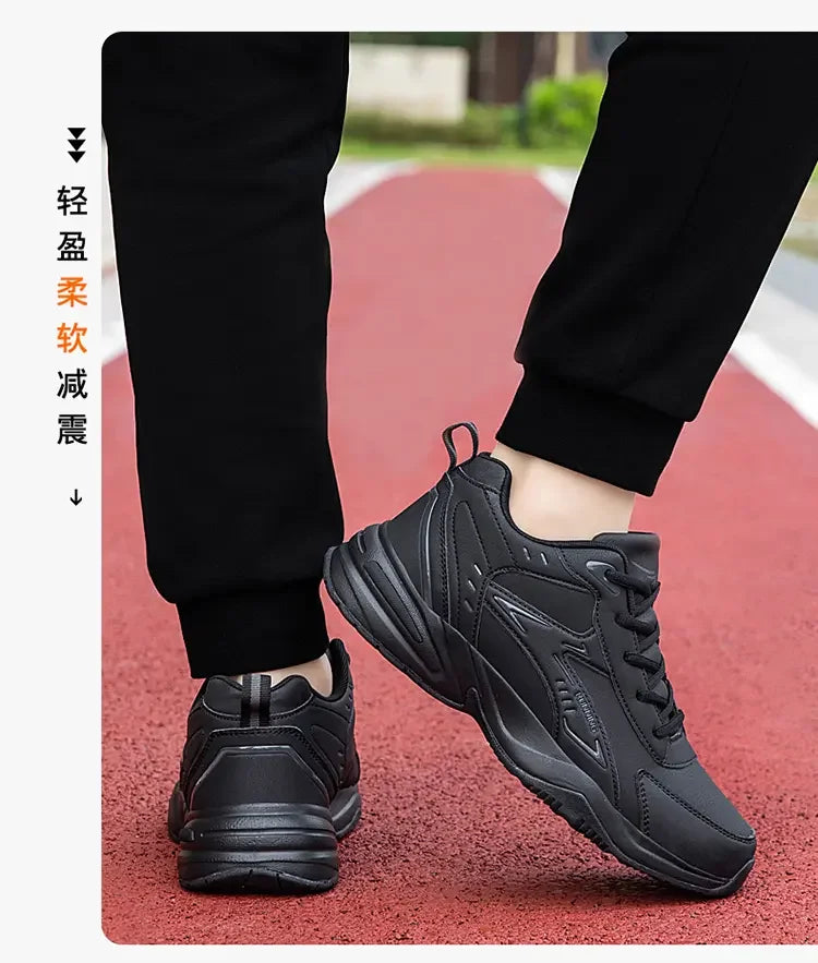 Thick Sole Versatile Clunky Sneaker for Men 2024 New Trend Mesh Lace Up Breathable Casual Sports Shoes Increased Soft Soles