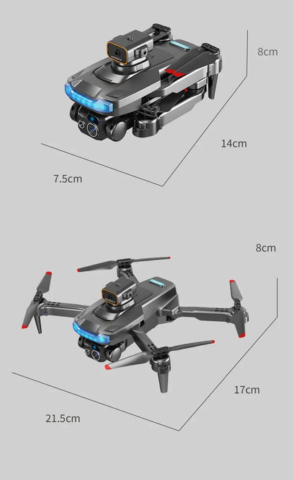 P15 RC GPS Drone Brushless Motor 8K HD Camera Optical Flow Localization Obstacle Avoidance Dron Foldable Quadcopter Boy Toy Gift