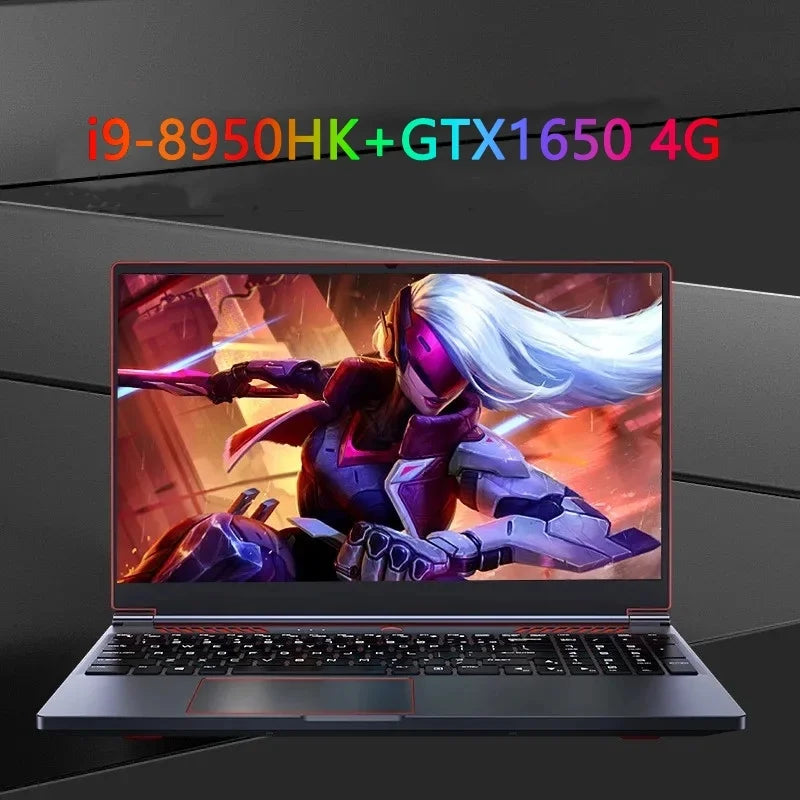 Intel Core i9-10885H 16.1 inch Gaming Laptop  GTX1650 4G Win 11 64GB DDR4 4TB SSD 8 Cores 12 Threads 4.8GHz designer Notebook