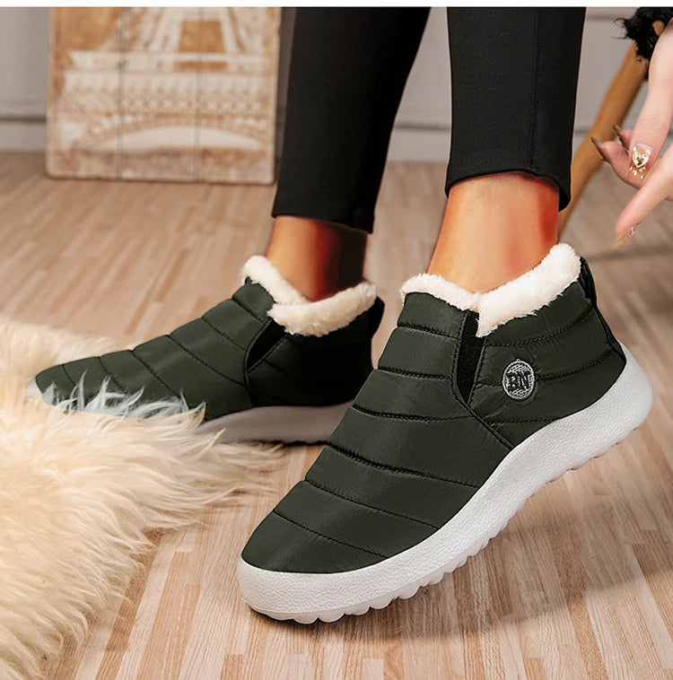 2025 Women Waterproof Shoes Sneakers Winter Plus Size Platform Shoes Flat Platform Sneakers Breathable Outdoor Shoes Woman Mujer