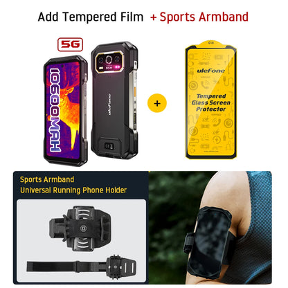 Ulefone Armor 27T Pro 5G Rugged Phone 10600mAh Android 14 Smartphone 50MP+64MP Night Camera 6.78" 120Hz 24GB+256GB NFC Mobile