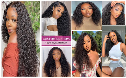 Kinky Curly U Part Human Hair Wig V Part Human Hair Wig No Leave Out No Glue Machine Made Deep Curly Human Hair Wig for Women