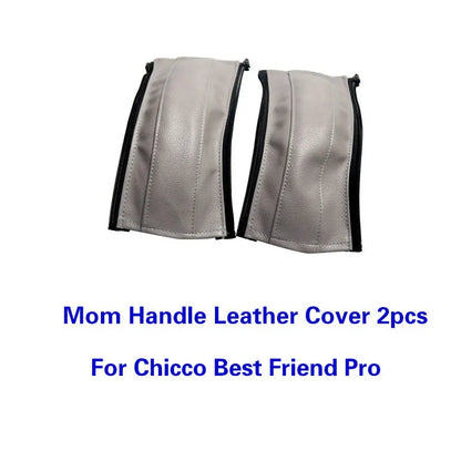 Baby Stroller Leather Handle Cover For Chicco Best Friend Handle Bumper Sleeve Case Bar Protective Covers Pram Accessories