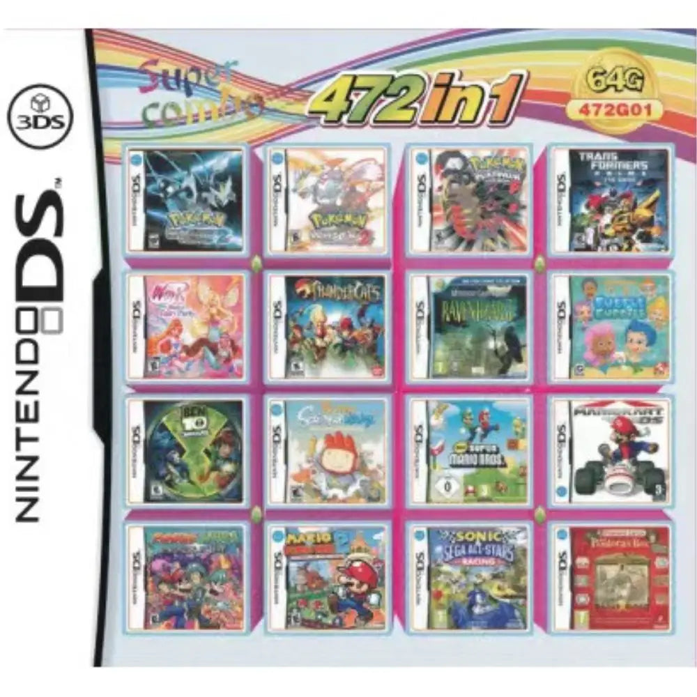 3DS NDS Game Card Combined Card 23 In 1 NDS Combined Card NDS Cassette 482 IN1 280 4300 0