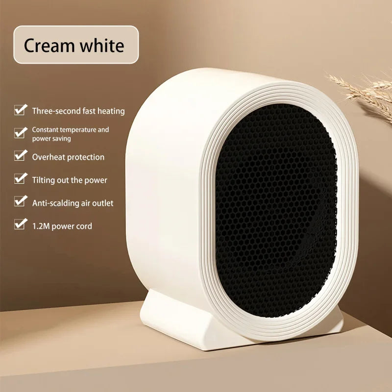 Xiaomi Desktop Heater Vertical Heater Home Bedroom Small Electric Heater Dormitory Quick Heat Heater Suitable for Home Office