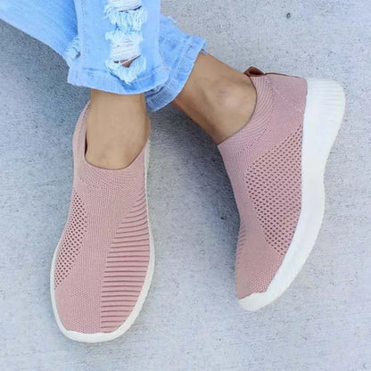 Casual Shoes Women's Sneakers Fashion 2025 New Walking Soft Women Sneakers Slip On Breathable Woman Shoes Ladies Vulcanize Shoes